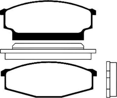 Kavo Parts BP-6512 - Komplet Pločica, disk-kočnica www.molydon.hr