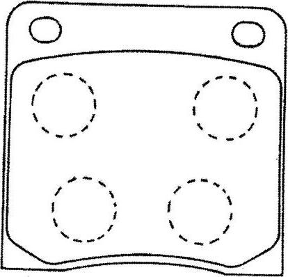 Kavo Parts BP-6584 - Komplet Pločica, disk-kočnica www.molydon.hr