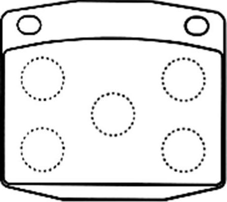 Kavo Parts BP-6586 - Komplet Pločica, disk-kočnica www.molydon.hr