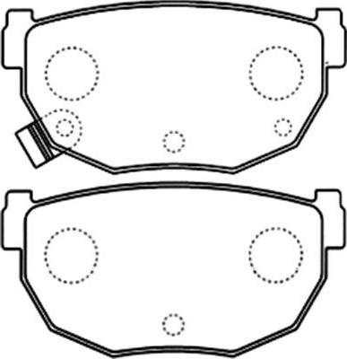 Kavo Parts BP-6588 - Komplet Pločica, disk-kočnica www.molydon.hr