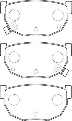 Kavo Parts BP-6609 - Komplet Pločica, disk-kočnica www.molydon.hr