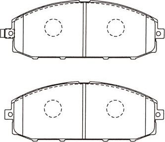 Kavo Parts BP-6619 - Komplet Pločica, disk-kočnica www.molydon.hr