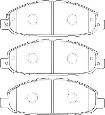 Kavo Parts BP-6611 - Komplet Pločica, disk-kočnica www.molydon.hr