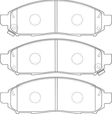 Kavo Parts BP-6620 - Komplet Pločica, disk-kočnica www.molydon.hr