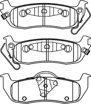 Kavo Parts BP-6623 - Komplet Pločica, disk-kočnica www.molydon.hr