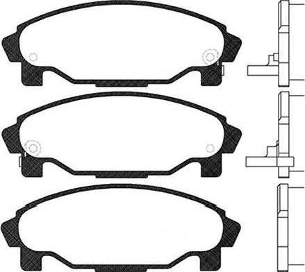 Kavo Parts BP-1509 - Komplet Pločica, disk-kočnica www.molydon.hr