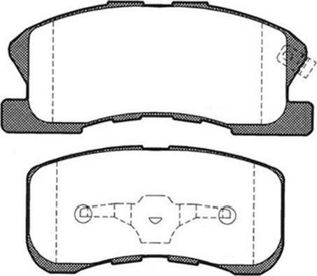 Kavo Parts BP-1510 - Komplet Pločica, disk-kočnica www.molydon.hr