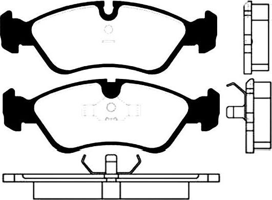 Kavo Parts BP-1001 - Komplet Pločica, disk-kočnica www.molydon.hr