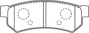 Kavo Parts BP-1019 - Komplet Pločica, disk-kočnica www.molydon.hr