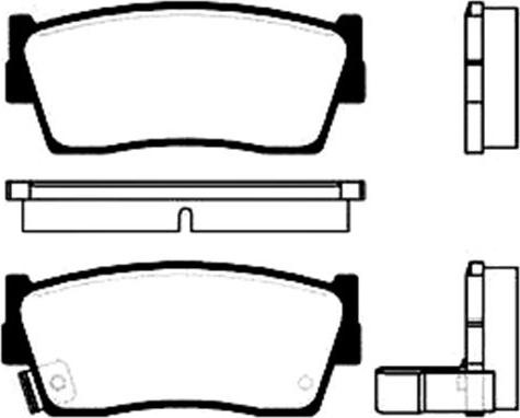 Kavo Parts BP-8505 - Komplet Pločica, disk-kočnica www.molydon.hr