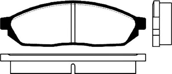 Kavo Parts BP-8500 - Komplet Pločica, disk-kočnica www.molydon.hr