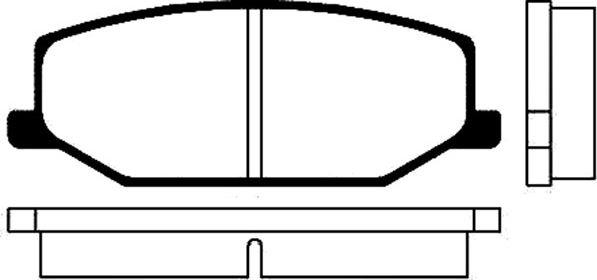 Kavo Parts BP-8501 - Komplet Pločica, disk-kočnica www.molydon.hr