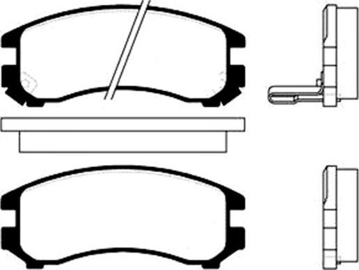 Kavo Parts BP-8503 - Komplet Pločica, disk-kočnica www.molydon.hr