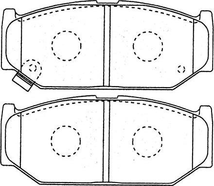 Kavo Parts BP-8531 - Komplet Pločica, disk-kočnica www.molydon.hr