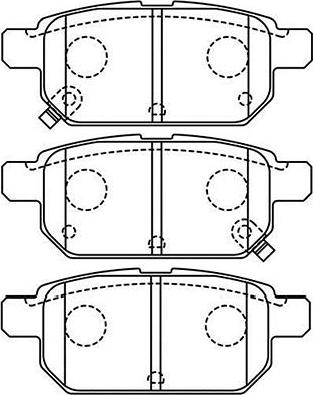 Kavo Parts BP-8532 - Komplet Pločica, disk-kočnica www.molydon.hr