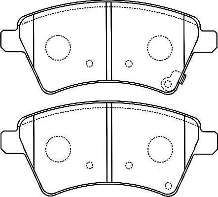 Kavo Parts BP-8529 - Komplet Pločica, disk-kočnica www.molydon.hr