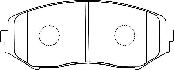 Kavo Parts BP-8528 - Komplet Pločica, disk-kočnica www.molydon.hr