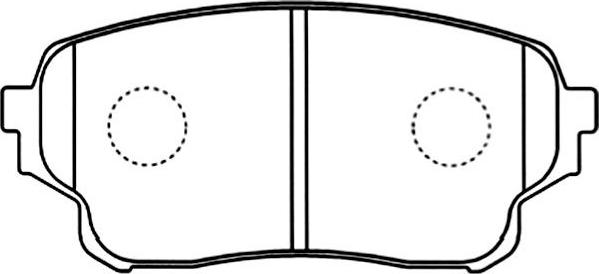 Kavo Parts BP-8527 - Komplet Pločica, disk-kočnica www.molydon.hr