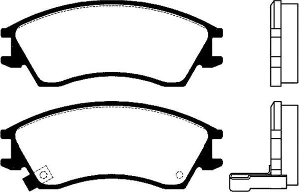 Kavo Parts BP-8007 - Komplet Pločica, disk-kočnica www.molydon.hr