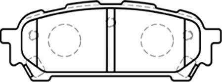 Kavo Parts BP-8019 - Komplet Pločica, disk-kočnica www.molydon.hr