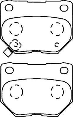 Kavo Parts BP-8015 - Komplet Pločica, disk-kočnica www.molydon.hr