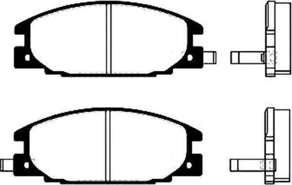 Kavo Parts BP-3500 - Komplet Pločica, disk-kočnica www.molydon.hr