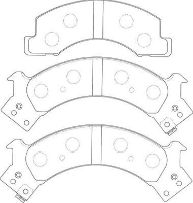 Kavo Parts BP-3518 - Komplet Pločica, disk-kočnica www.molydon.hr