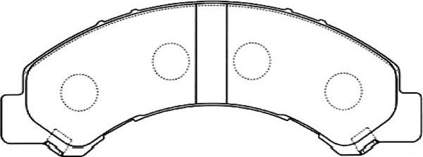 Kavo Parts BP-3513 - Komplet Pločica, disk-kočnica www.molydon.hr