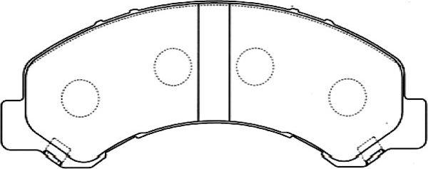 Kavo Parts BP-3512 - Komplet Pločica, disk-kočnica www.molydon.hr