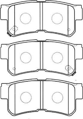 Kavo Parts BP-3019 - Komplet Pločica, disk-kočnica www.molydon.hr