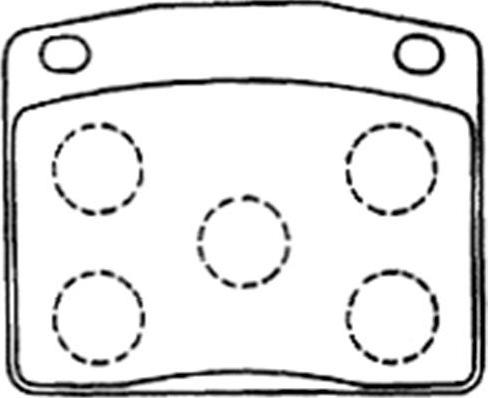 Kavo Parts BP-2048 - Komplet Pločica, disk-kočnica www.molydon.hr