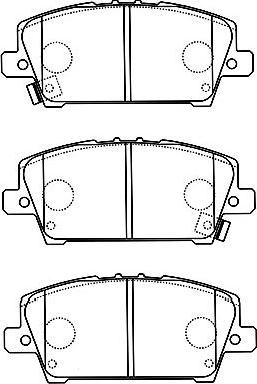 Kavo Parts BP-2050 - Komplet Pločica, disk-kočnica www.molydon.hr