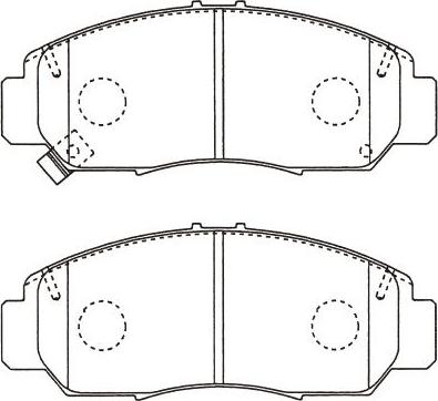 Kavo Parts BP-2065 - Komplet Pločica, disk-kočnica www.molydon.hr