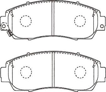 Kavo Parts BP-2068 - Komplet Pločica, disk-kočnica www.molydon.hr