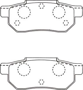 Kavo Parts BP-2031 - Komplet Pločica, disk-kočnica www.molydon.hr