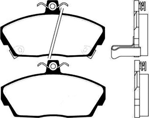 Kavo Parts BP-2025 - Komplet Pločica, disk-kočnica www.molydon.hr