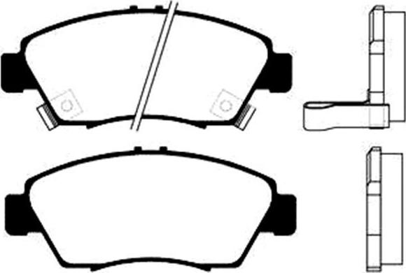 Kavo Parts BP-2023 - Komplet Pločica, disk-kočnica www.molydon.hr