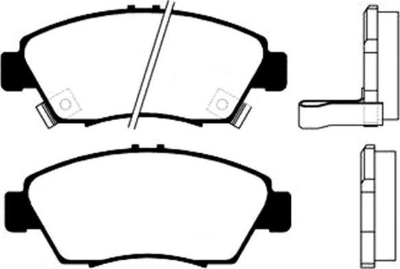 Kavo Parts BP-2022 - Komplet Pločica, disk-kočnica www.molydon.hr