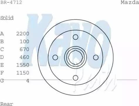 Quinton Hazell BSF 3732 - Kočioni disk www.molydon.hr