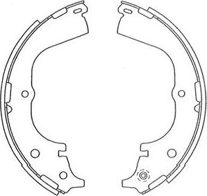 Kavo Parts BS-9946 - Komplet kočnica, bubanj kočnice www.molydon.hr