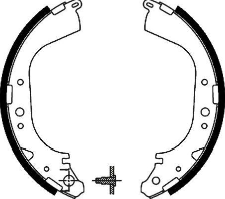 Kavo Parts BS-9909 - Komplet kočnica, bubanj kočnice www.molydon.hr