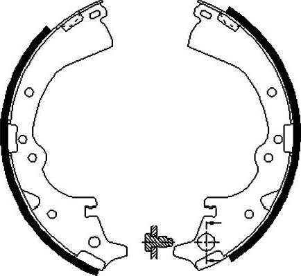 Kavo Parts BS-9905 - Komplet kočnica, bubanj kočnice www.molydon.hr