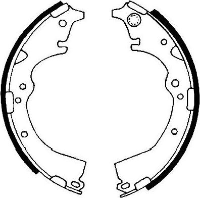 Kavo Parts BS-9906 - Komplet kočnica, bubanj kočnice www.molydon.hr