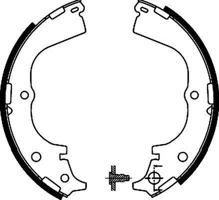 Kavo Parts KBS-9920 - Komplet kočnica, bubanj kočnice www.molydon.hr