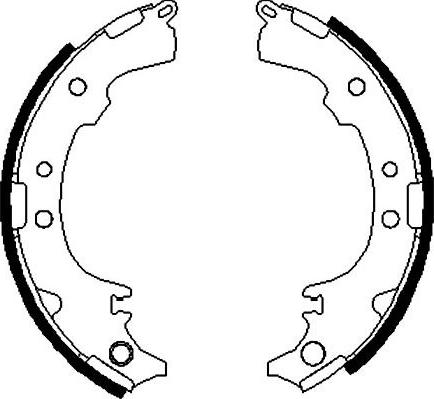 Kavo Parts BS-9914 - Komplet kočnica, bubanj kočnice www.molydon.hr