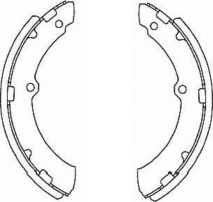 Kavo Parts BS-9934 - Komplet kočnica, bubanj kočnice www.molydon.hr