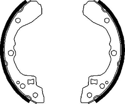 Kavo Parts BS-4405 - Komplet kočnica, bubanj kočnice www.molydon.hr