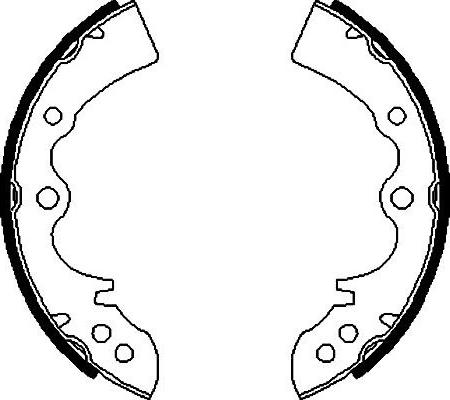 Kavo Parts BS-5400 - Komplet kočnica, bubanj kočnice www.molydon.hr