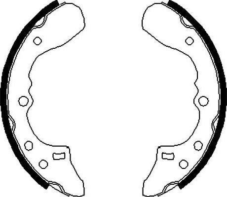 Kavo Parts BS-5408 - Komplet kočnica, bubanj kočnice www.molydon.hr