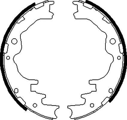 Kavo Parts BS-5411 - Komplet kočnica, bubanj kočnice www.molydon.hr